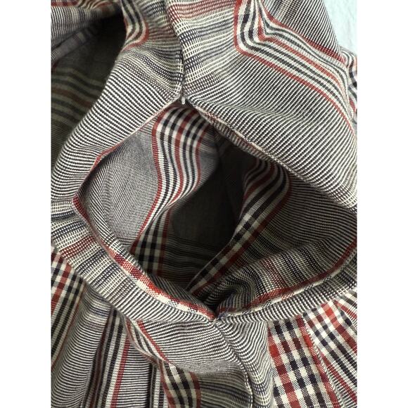 Dennis Uniform School High Waist Box Pleat Skirt Baldwin Plaid JUNIORS 15 - Picture 5 of 10